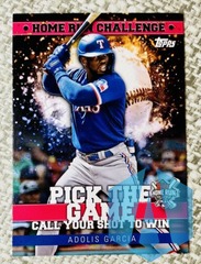 2022 Topps Series 1 ADOLIS GARCIA Pick the Game Home Run Challenge